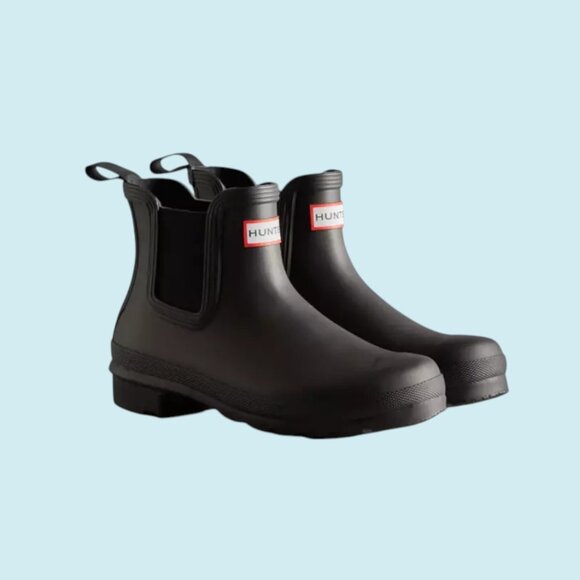 Hunter Boots Women's Size 7 Black Chelsea Original Waterproof Insulated NWT - Picture 1 of 12